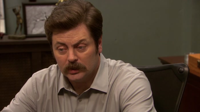 LOOK, TAMMY AND I DON'T WORK. WE ARE OIL AND WATER. 