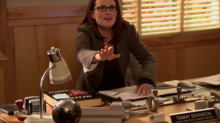 LESLIE, LESLIE, LESLIE. I'M JUST KIDDING. 
