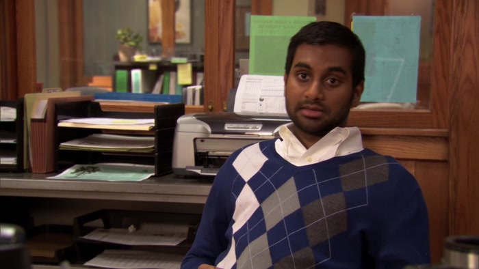 RON WEARS THE SAME THING AFTER HE'S HAD SEX. 