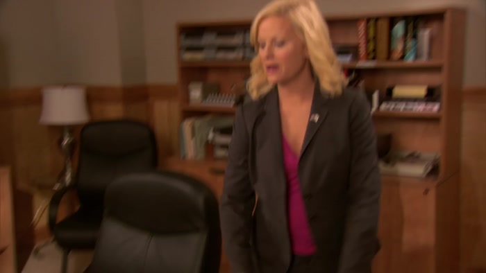- LESLIE, NO... - AND I'LL SEE YOU IN HELL. 