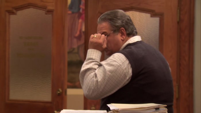 GOOD MORNING, JERRY. THAT IS A BEAUTIFUL SWEATER VEST. 