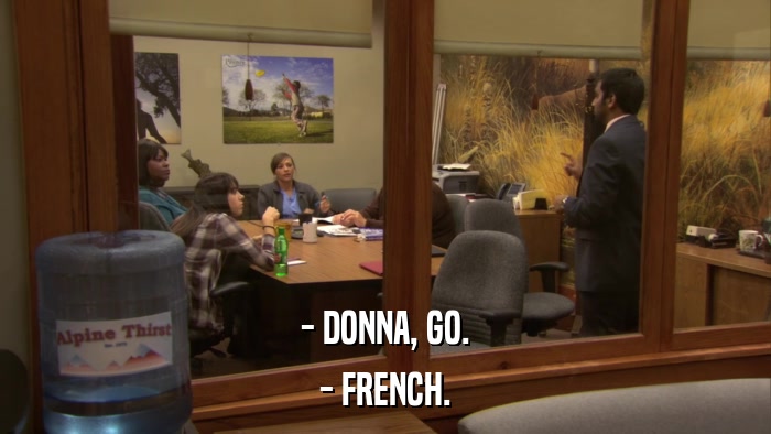 - DONNA, GO. - FRENCH. 