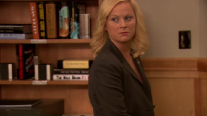 LESLIE, LESLIE, LESLIE. I'M JUST KIDDING. 