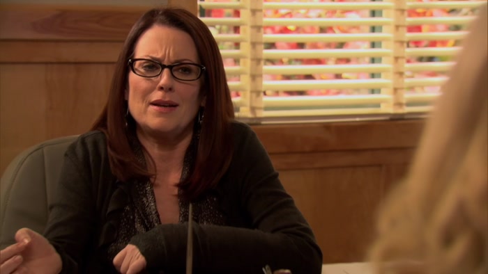 LESLIE, RON DOESN'T WANNA BREAK UP WITH ME. 