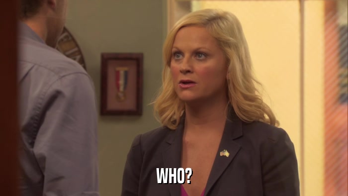 WHO?  