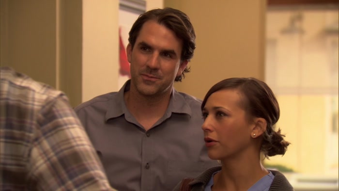 GOOD. YEAH, LESLIE TOLD ME YOU WERE WORKING HERE NOW. 