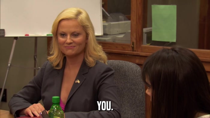 YOU.  