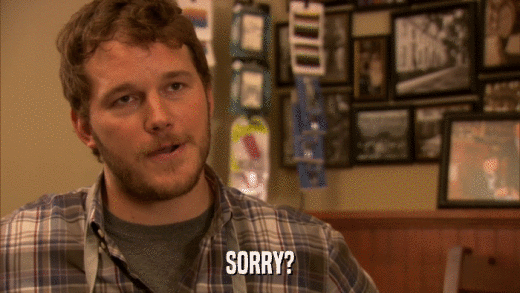 SORRY?  