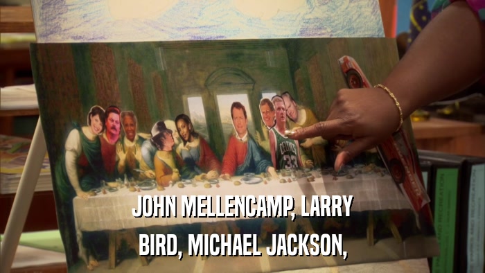 JOHN MELLENCAMP, LARRY BIRD, MICHAEL JACKSON, 