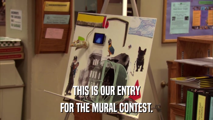 THIS IS OUR ENTRY FOR THE MURAL CONTEST. 