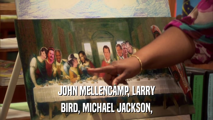 JOHN MELLENCAMP, LARRY BIRD, MICHAEL JACKSON, 