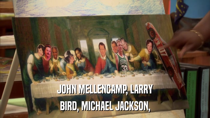 JOHN MELLENCAMP, LARRY BIRD, MICHAEL JACKSON, 