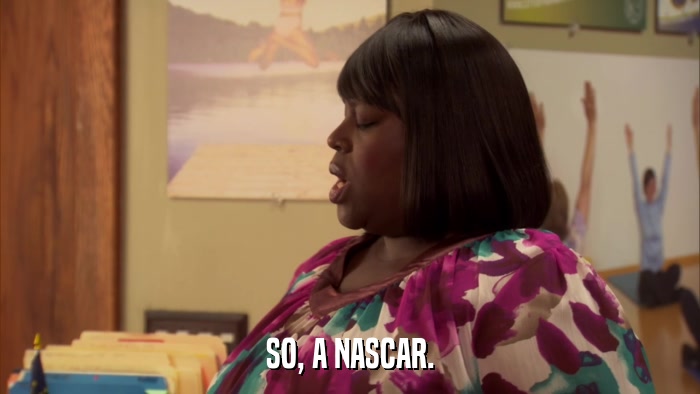SO, A NASCAR.  