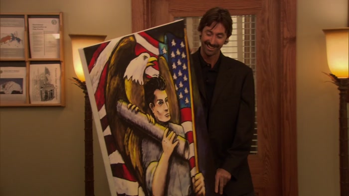 BECAUSE IT'S GOING TO BE HANGING ON THE WALL RIGHT OUTSIDE YOUR DOOR 