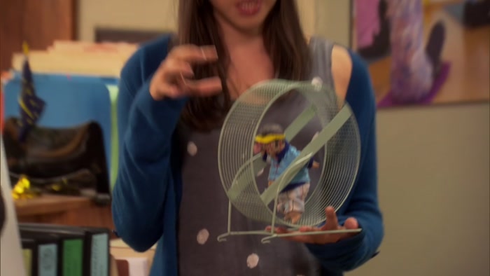 AND IT WILL BE SPINNING AND THERE WILL BE, LIKE, A FAT GUY IN IT ALL THE TIME, 