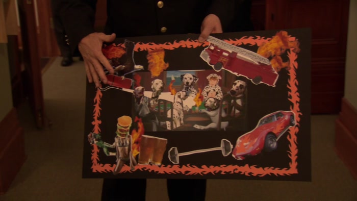 BUT WITH AN EVERYTHING'S-ON-FIRE THEME. 