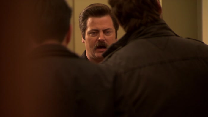 IT WAS JUST AN ODD MOMENT. LET'S JUST... 