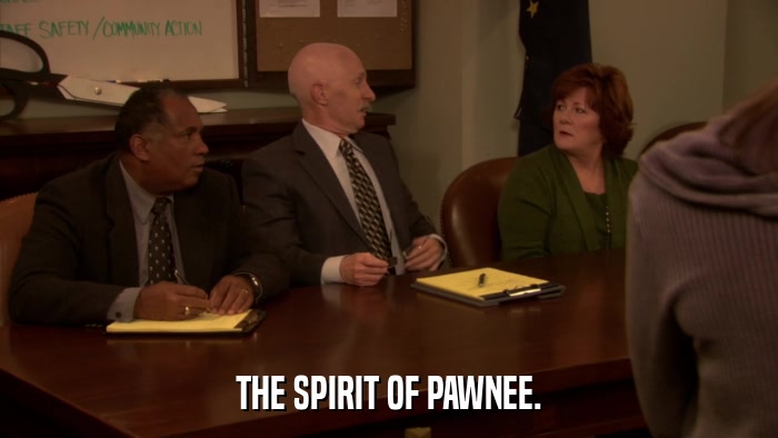 THE SPIRIT OF PAWNEE.  