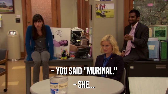 - YOU SAID 