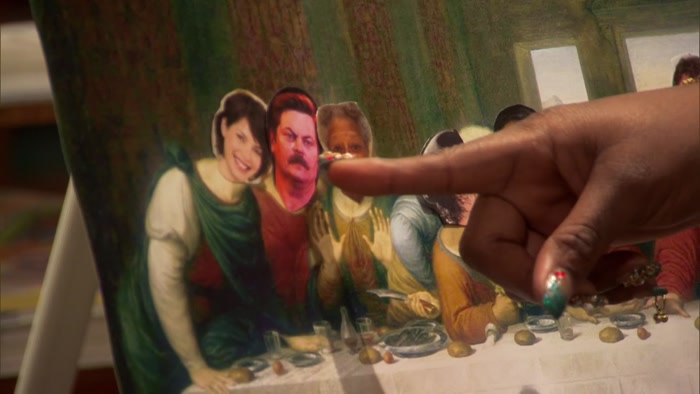 UH, MY FRIEND, BECKY. RON SWANSON. 