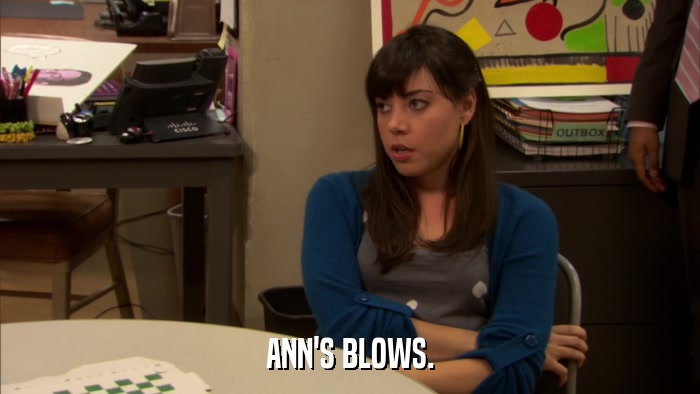 ANN'S BLOWS.  