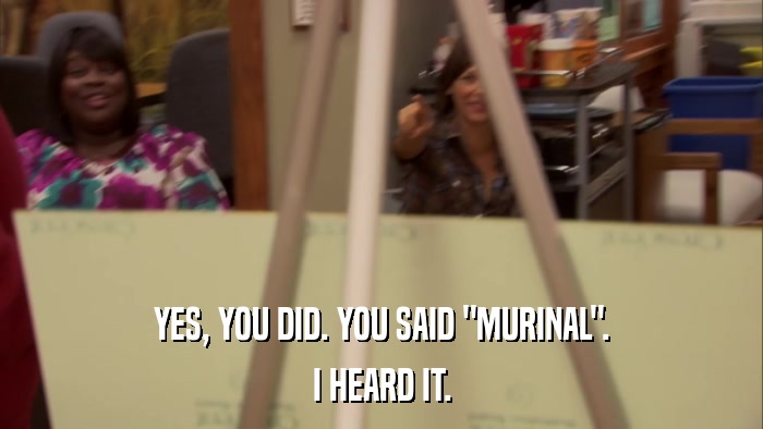 YES, YOU DID. YOU SAID 