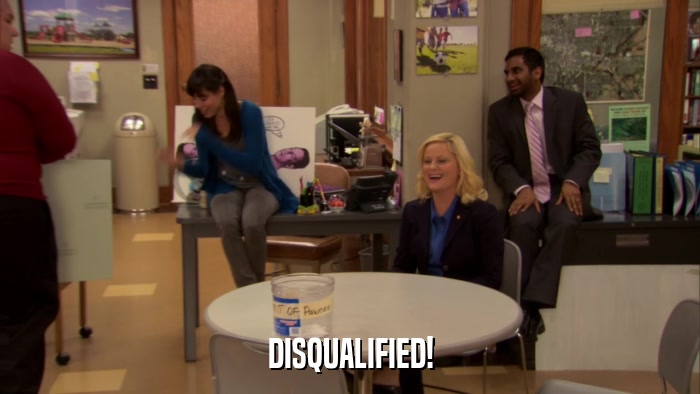 DISQUALIFIED!  