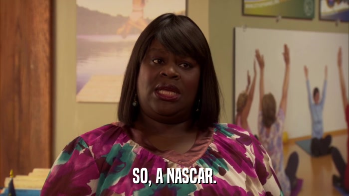 SO, A NASCAR.  