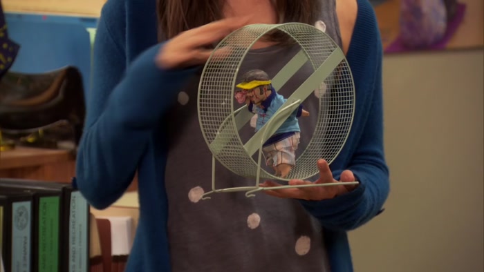 AND IT WILL BE SPINNING AND THERE WILL BE, LIKE, A FAT GUY IN IT ALL THE TIME, 