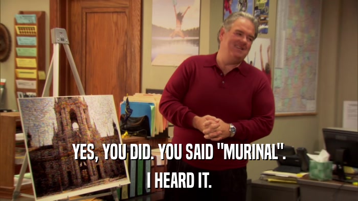 YES, YOU DID. YOU SAID 