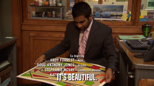 IT'S BEAUTIFUL.  