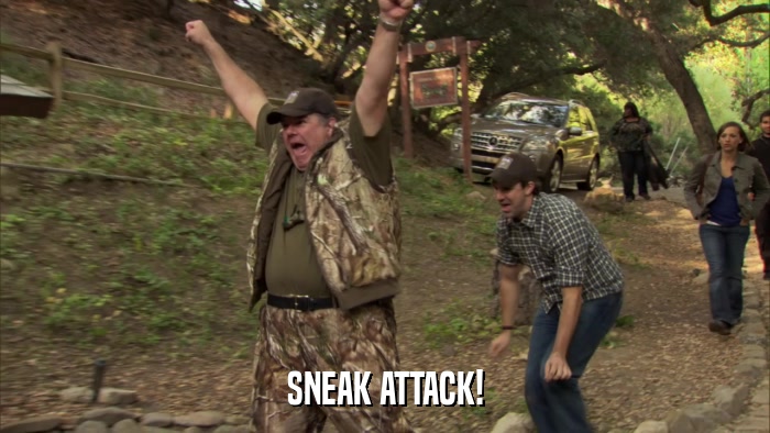 SNEAK ATTACK!  