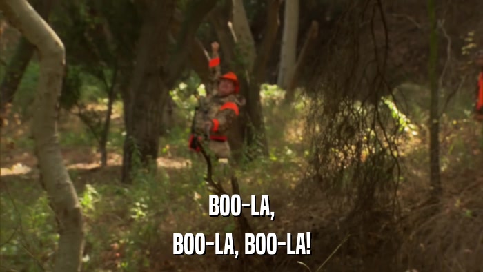 BOO-LA, BOO-LA, BOO-LA! 