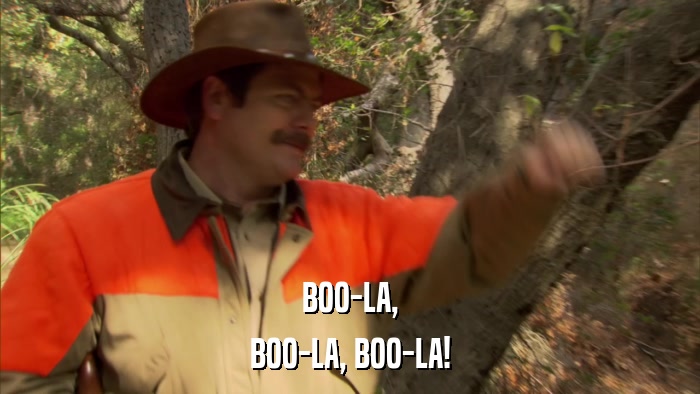 BOO-LA, BOO-LA, BOO-LA! 