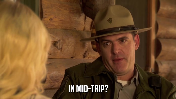 IN MID-TRIP?  