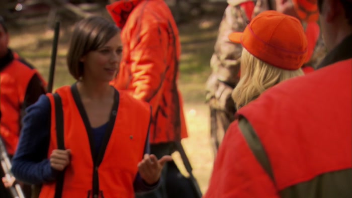 LESLIE, YOU SAID THAT WE WERE GONNA HUNT TOGETHER. 