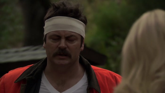 IT WAS 'CAUSE I WAS SHOT IN THE HEAD BY A MORON. 