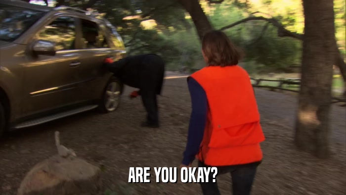 ARE YOU OKAY?  