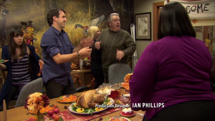 - HEY, RON SWANSON! - HEY! 