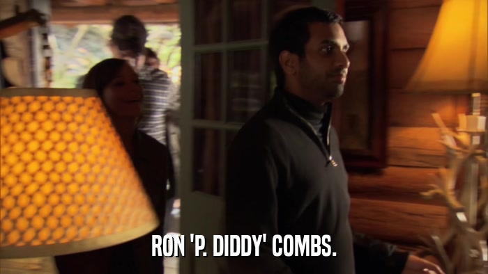 RON 'P. DIDDY' COMBS.  