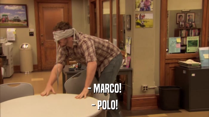 - MARCO! - POLO! 