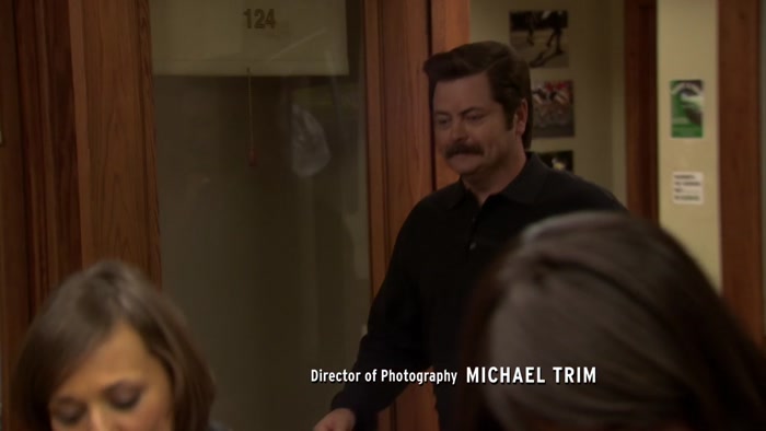 - HEY, RON SWANSON! - HEY! 