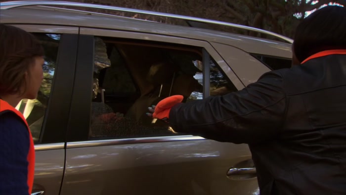 IT'S MY CAR. SOMEONE SHOT MY CAR! 