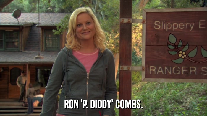 RON 'P. DIDDY' COMBS.  