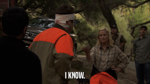 I KNOW.  