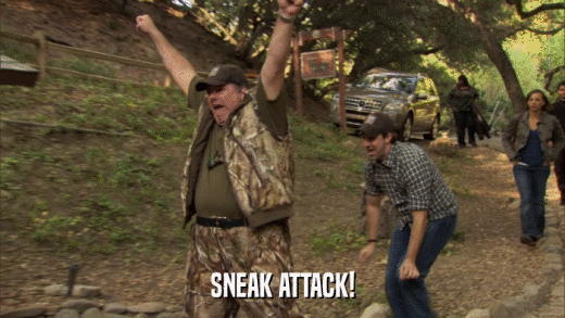 SNEAK ATTACK!  
