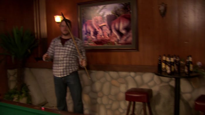 I'M VICTORIOUS. I AM AWESOME AT POOL AND I HUSTLED YOUR ASS. 