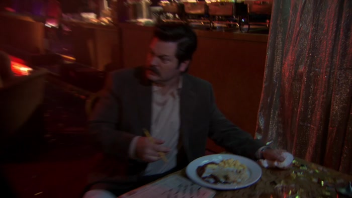 SWANSON! DID YOU TELL TOM THAT YOU WERE GONNA ASK OUT WENDY? 