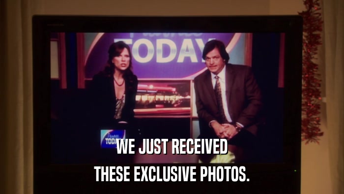 WE JUST RECEIVED THESE EXCLUSIVE PHOTOS. 
