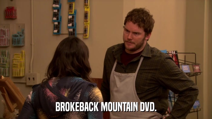BROKEBACK MOUNTAIN DVD.  